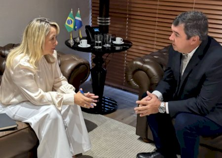 Lia Nogueira leva para Riedel urgência de passarela na MS-156 e recapeamento no Água Boa