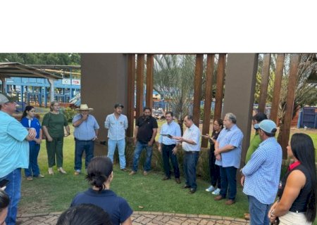 Zé Teixeira confirma obra no Parque de Exposições em Maracaju