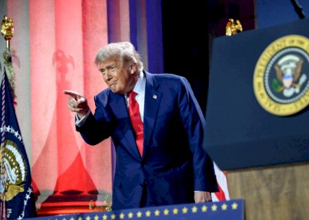 Trump usa o Brasil para mostrar força