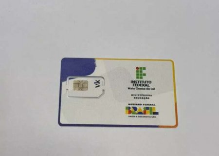 IFMS distribui chips com internet gr&aacute;tis para 15 mil alunos em projeto-piloto