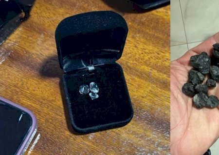 Alvo de operação da PF contra fraudes em Selvíria tinha diamantes que valem R$ 340 mil em casa