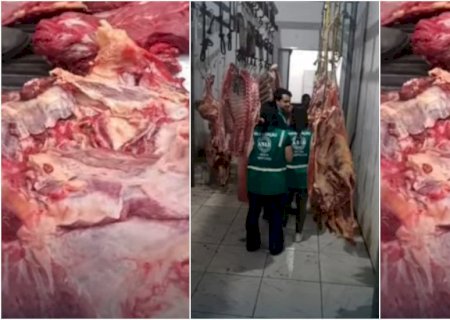 VÍDEO: 100 kg de carne com suspeita de tuberculose são apreendidos em mercado municipal