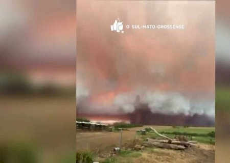 'Parece fogo': fenômeno climático assusta moradores do MS (vídeo)