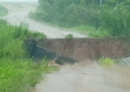 Chuvas torrenciais causam grandes danos na zona rural em Paranhos