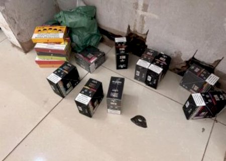 Ação conjunta apreende cigarros eletrônicos em tabacaria