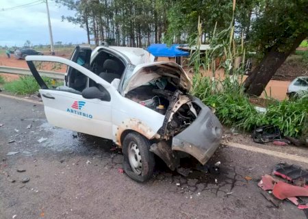 Colisão frontal na MS-240 deixa dois mortos entre Paranaíba e Inocência