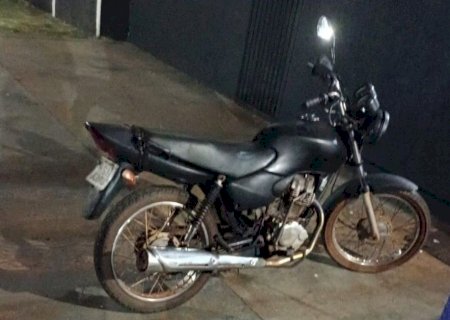 Força Tática apreende adolescente e recupera motocicleta furtada em Caarapó