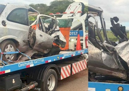 Trabalhador morre em colisão frontal com carreta na BR-158