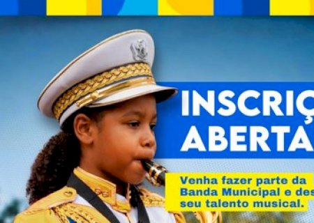 Governo Municipal de Douradina abre inscrições para a criação da Banda Municipal
