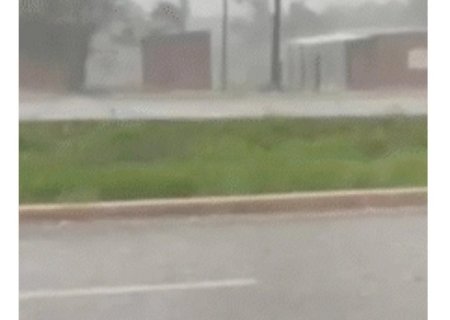 Temporal com granizo volta a atingir cidades da fronteira