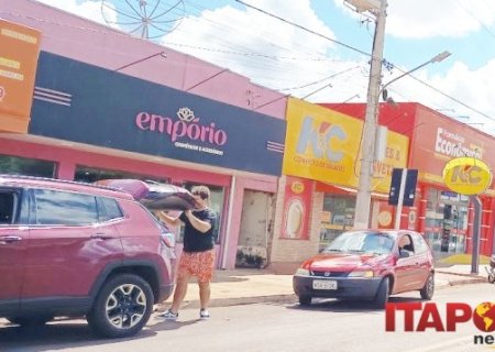 Comércio de Itaporã funciona normalmente nesta segunda-feira de Carnaval
