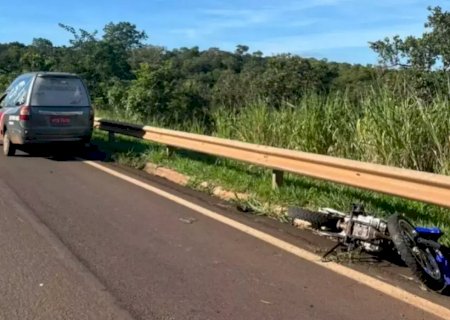 Serra de Maracaju - Homem é encontrado morto ao lado de moto em rodovia