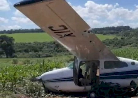 Avião faz pouso forçado e deixa feridos em Antônio João; bebê entre as vítimas