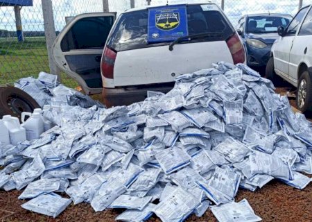 Maracaju - Carga de agrotóxicos avaliada em quase meio milhão de reais é apreendida