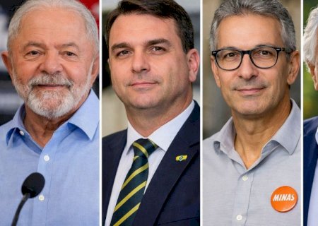 Pesquisa prevê empate de Lula com Flávio Bolsonaro, Caiado e Zema