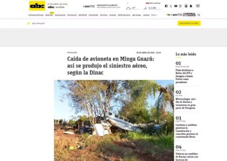 Avião carregando R$ 15 milhões em dinheiro cai no Paraguai