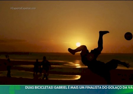 Golaço da Várzea 4ª edição: com dupla bicicleta, Gabriel, de Galinhos-RN, é um dos candidatos