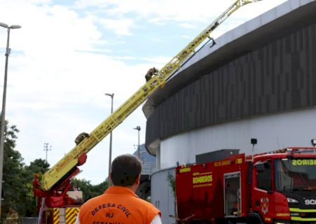 Incêndio no Velódromo do Rio é controlado; pista não teve impacto