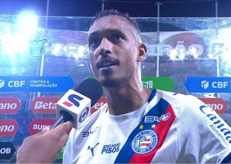 Zagueiro do Bahia reclama de arbitragem em derrota para o Palmeiras: "Roubou na nossa casa"
