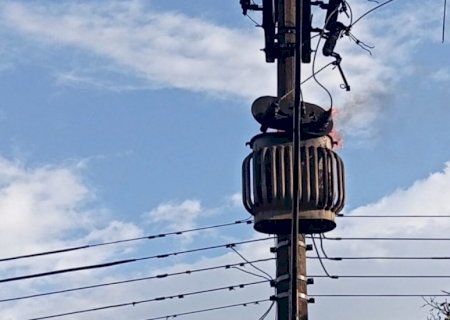 Transformador explode e pode deixar parte de Itaporã sem energia elétrica