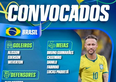 Com Neymar e Endrick, Ancelotti define os 26 convocados para a Copa do Mundo