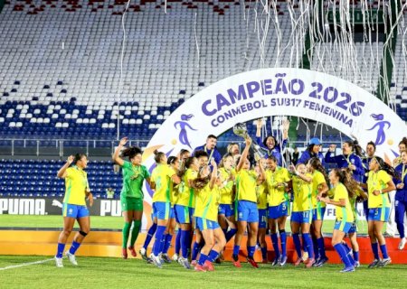 Brasil derrota Argentina e é campeão Sul-Americano Sub-17 feminino