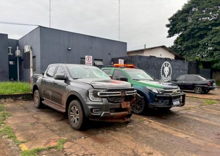 Suspeito de furtar caminhonete é preso após tentativa de fuga na MS-289