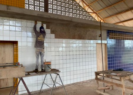 Prefeitura de Itaporã retoma obras do Complexo Esportivo da Grande Cohab  abandonadas por 12 anos