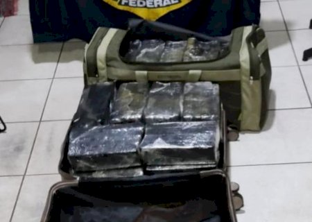 Duas apreensões na BR-267 somam 629 quilos de maconha em Bataguassu