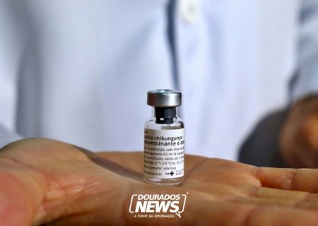 Drive-thru de vacinação contra a Chikungunya acontece nesta manhã em Dourados