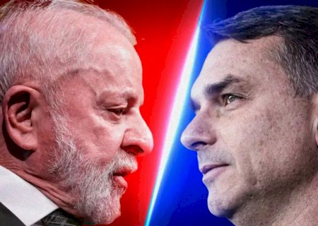 Meio/Ideia: Lula aumenta vantagem contra Flávio Bolsonaro no 2&ordm; turno
