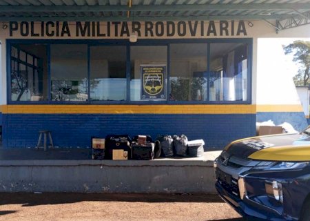 Fiscalização na MS-386 resulta em apreensão de R$ 422 mil em mercadorias ilegais