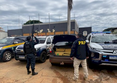 Motorista abandona veículo com meia tonelada de maconha e foge após abordagem