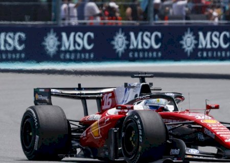 Leclerc é o mais rápido nos treinos do Grande Prêmio de Miami de F1