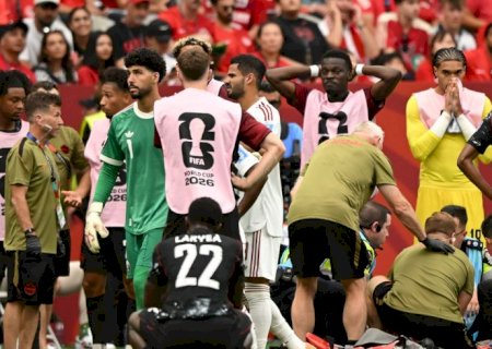 Koné agradece apoio ao iniciar recuperação de fratura exposta na perna