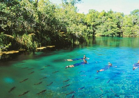 Bonito ganha reforço na proteção ambiental com obra de saneamento que protege o Rio Formoso