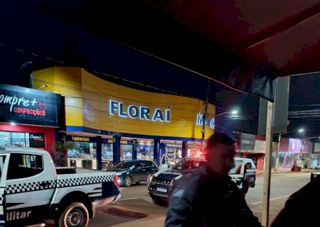 Rio Brilhante - Homem é preso em flagrante após furtar comércio na madrugada