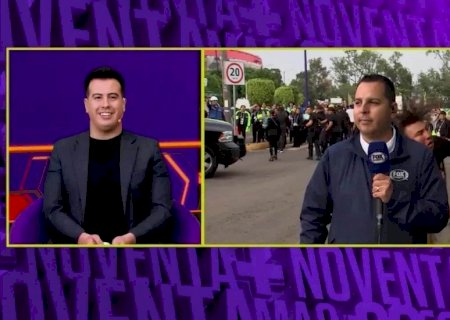 Mexicanos trocam socos atrás de repórter e interrompem entrada ao vivo