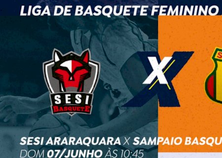 TV Brasil transmite Sesi Araraquara x Sampaio Basquete neste domingo