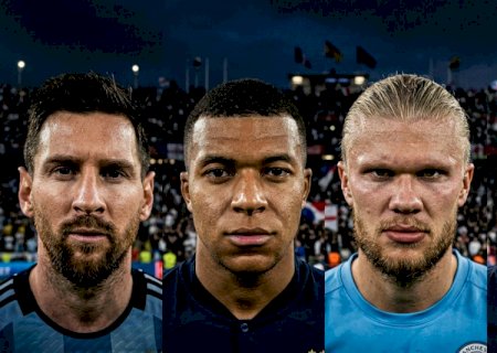 Na Copa dos Protagonistas, Haaland e Messi são mais eficazes que Mbappé