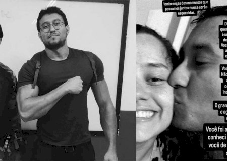 'Acabou com a vida do meu amor', diz esposa de jovem morto em acidente em Campo Grande