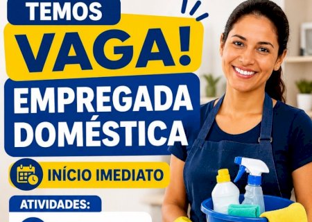 Itaporã - Oportunidade de emprego: família oferece vaga para empregada doméstica