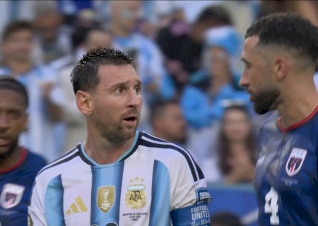 Messi se irrita com jogador de Cabo Verde e vai para o intervalo na bronca; veja reação