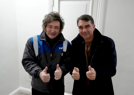 Milei diz que viajará ao Brasil para apoiar candidatura de Flávio