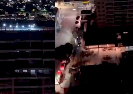 Trabalhador morre durante queda de andaime em construção de prédio no Centro de Campo Grande