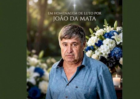 Família Vasconcelos de Luto pelo Falecimento do João da Mata de Fátima do Sul