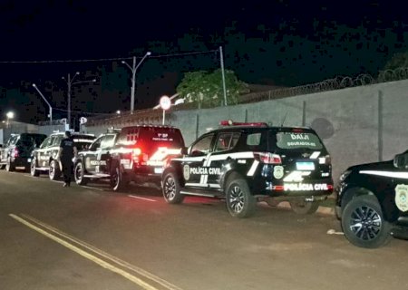 Com auxílio de helicópteros, operação contra crime organizado cumpre mandados em Dourados