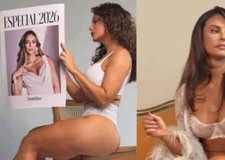 Paolla Oliveira surge de lingerie e ganha elogios: 'Maravilhosa'
