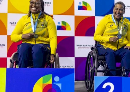 Parapan-Pacífico de natação: Brasil estreia com medalhas e recorde