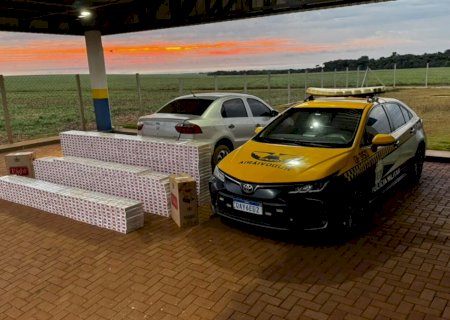 Carga de cigarro é apreendida durante fiscalização na rodovia MS-162